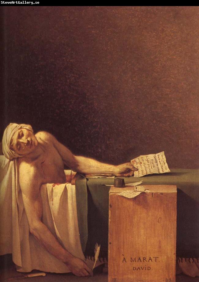 Jacques-Louis David The death of Marat